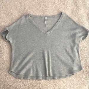 👗Light Gray Wide Shirt